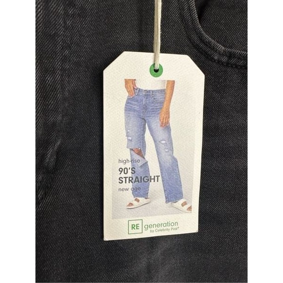 Re Generation by Celebrity Pink Sz 14 NEW 90s Straight High Rise Macys‎ - Picture 2 of 5